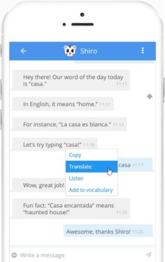 Bilingua Language Exchange App Screenshot 2